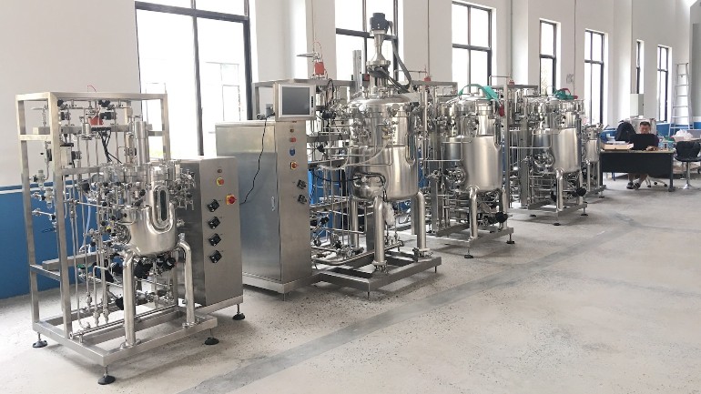 某抗體蛋白制藥企業使用阿爾法提供的生物反應器
